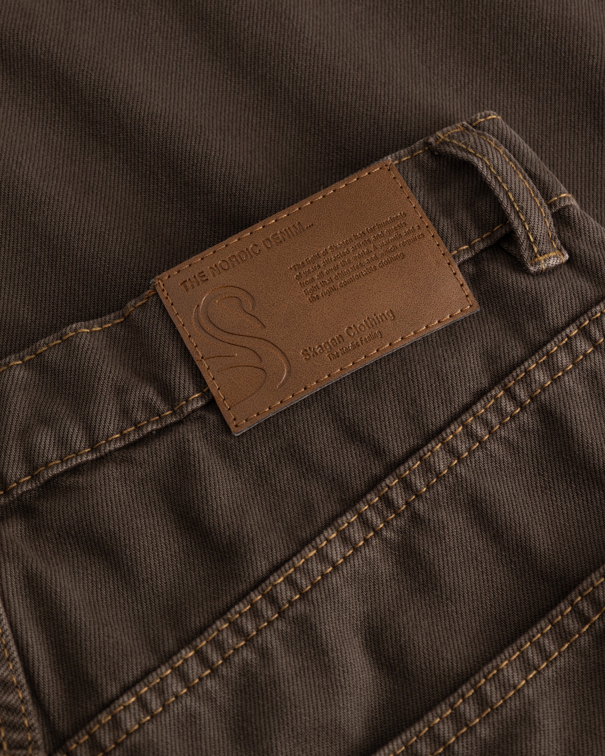 Extra baggy Denim Brown